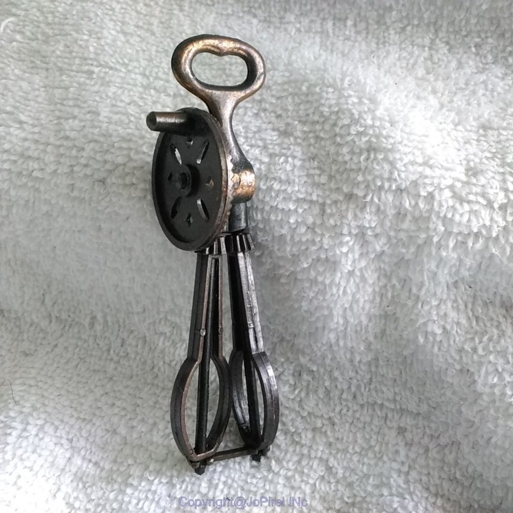 Metal Egg Beater Figurine